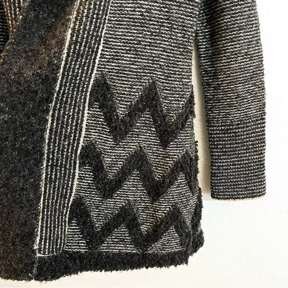 *SOLD* Anthropologie Angel of the North Equinox Gray Open Cardigan Sweater - Picture 4 of 13